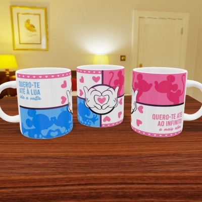 Canecas Namorados Mickey e Minnie - 12 Temas