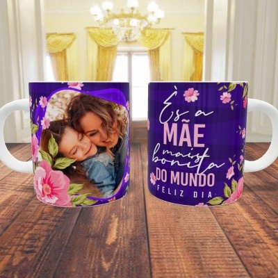 Caneca Dia da Mãe - 12 Imagens