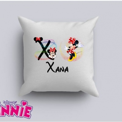 Capa de Almofada Personalizada Alfabeto Disney Menina