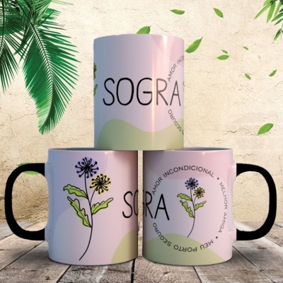 Caneca Mãe MINIMALISTA Personalizada