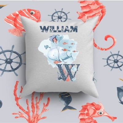 Almofada Alfabeto Menino Personalizado