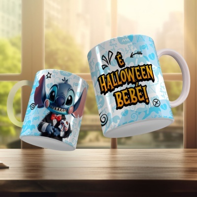 Caneca Stitch Hallowen