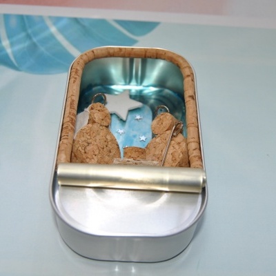 Presépio em Cortiça "Lata de Sardinha"