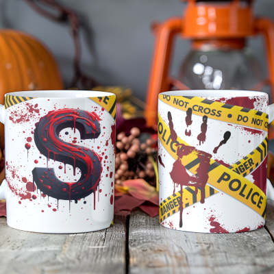 Caneca Alfabeto Hallowen