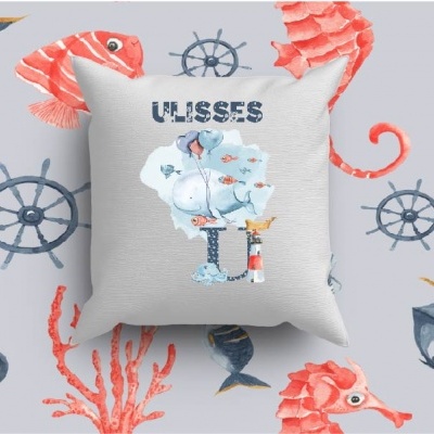 Almofada Alfabeto Menino Personalizado