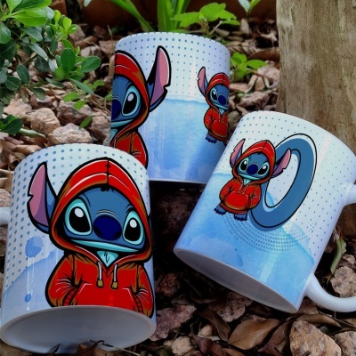 Caneca Alfabeto Stitch