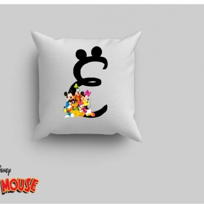Capa de Almofada Alfabeto Disney Inicial Menino