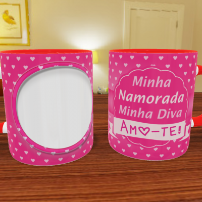 Caneca Namorados Com Foto - 18 Temas