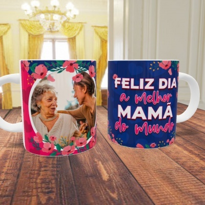 Caneca Dia da Mãe - 12 Imagens
