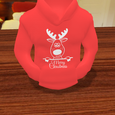 SweatShirt C/ Capuz "Rena Merry Christmas" SweatShirt C/ Capuz "Rena Merry Christmas"