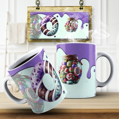 Caneca Alfabeto Doces