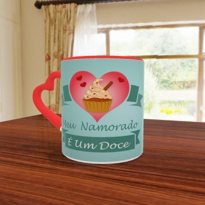 Caneca Namorados Com Foto - 18 Temas