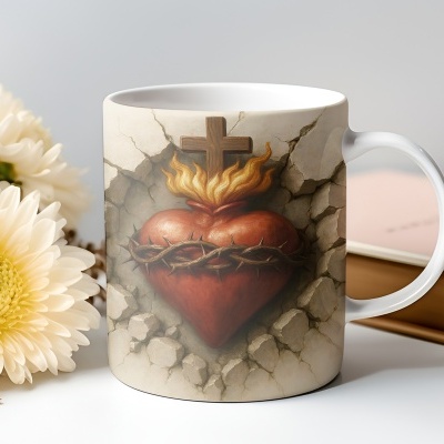 Caneca Sagrado Coração de Jesus