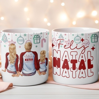 Caneca Natal Família