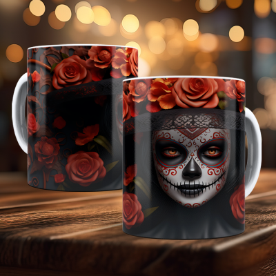 Caneca Dia dos Mortos