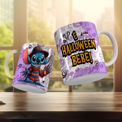 Caneca Stitch Hallowen