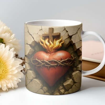 Caneca Sagrado Coração de Jesus