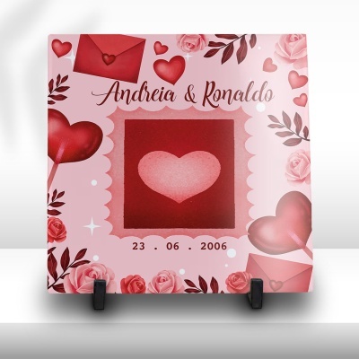 Azulejo Casal Personalizado