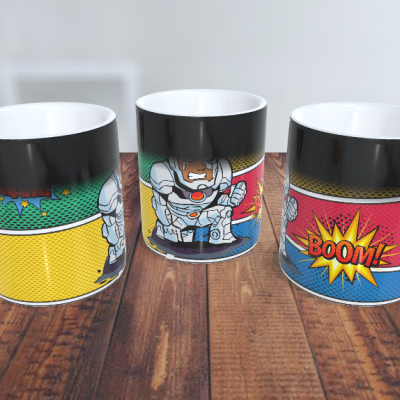 Canecas Heróis e Vilões DC