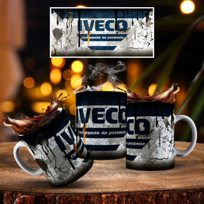 Canecas Marcas de Camiões Lata de Óleo