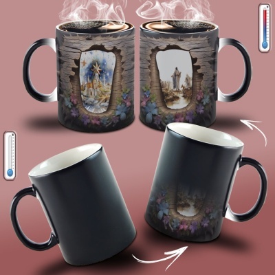 Caneca Presépio Imagem  3D