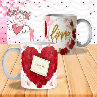 Canecas Namorados I Love You  - 12 Temas