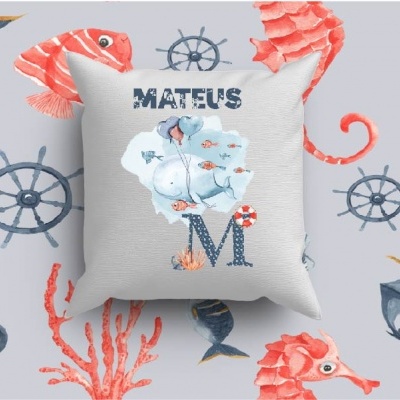 Almofada Alfabeto Menino Personalizado