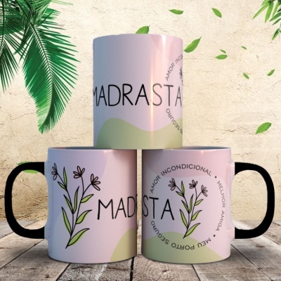 Caneca Mãe MINIMALISTA Personalizada