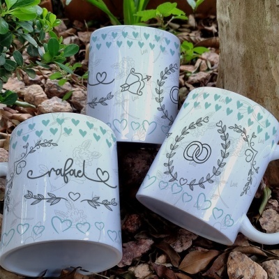 Caneca Casamento Personalizado
