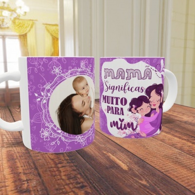 Caneca Dia da Mãe - 10 Imagens