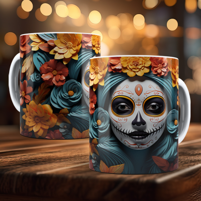 Caneca Dia dos Mortos
