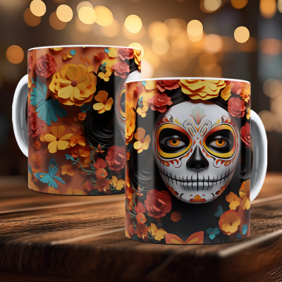 Caneca Dia dos Mortos