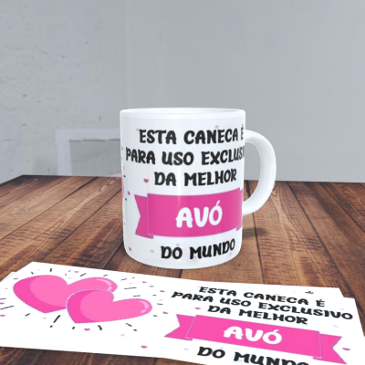 Chávena de Café 150ml "Uso Exclusivo"