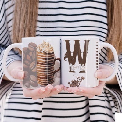 Caneca Alfabeto Café