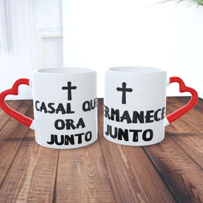 Par de Canecas Namorados Casais