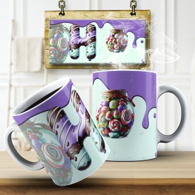 Caneca Alfabeto Doces