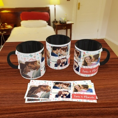 Canecas Love Collage - 9 Temas