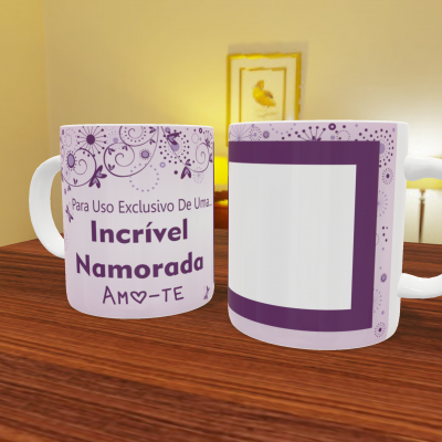 Caneca Namorados Com Foto - 18 Temas