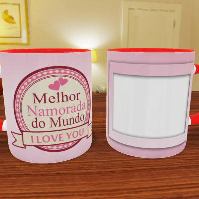 Caneca Namorados Com Foto - 18 Temas