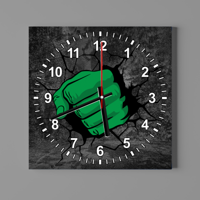 Relógio de Parede em MDF Super Hérois