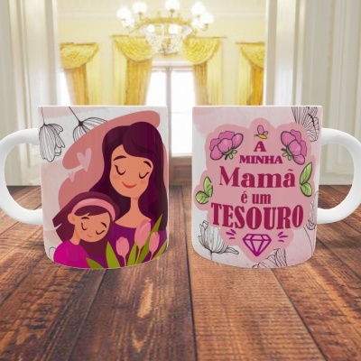 Caneca Dia da Mãe - 9 Imagens