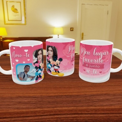 Canecas Namorados Mickey e Minnie - 12 Temas