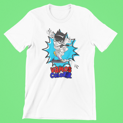 T-Shirts Vamos Colorir Heróis e Vilões DC