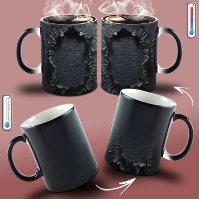 Caneca Terror Imagem  3D  - Terror