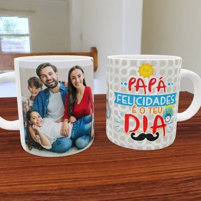 Caneca Papá Com Foto - 12 Imagens