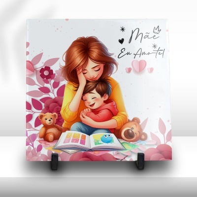 Azulejo Mãe Eu Amo-te Azulejo Mãe Eu Amo-te