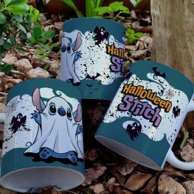 Caneca Stitch Hallowen