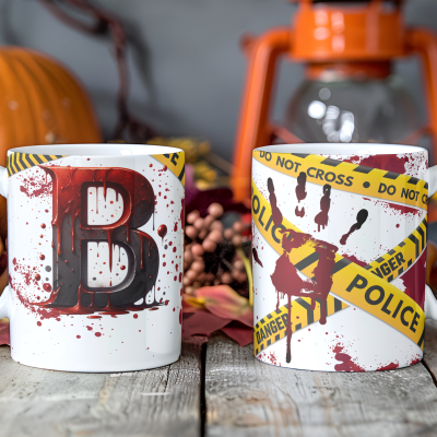 Caneca Alfabeto Hallowen