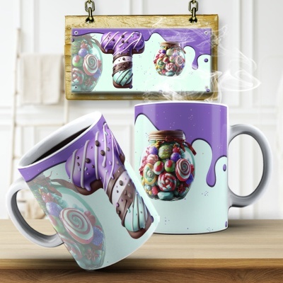 Caneca Alfabeto Doces