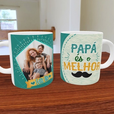 Caneca Papá Com Foto - 12 Imagens